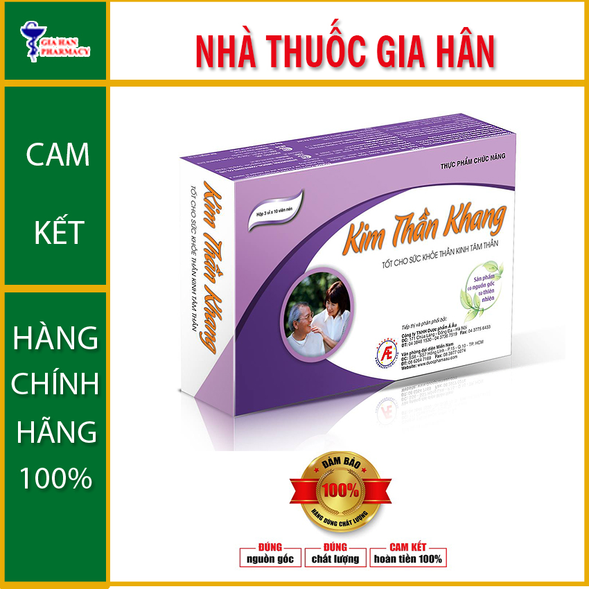 Viên uống kim thân khang 30 viên- dưỡng tâm an thần hết trầm cảm