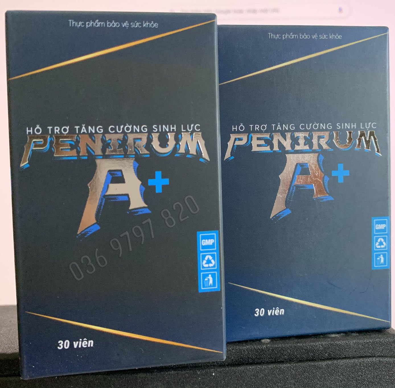 Combo 2 hộp penirum a+ hỗ trợ sức khoẻ sinh lý nam - hộp 30 viên
