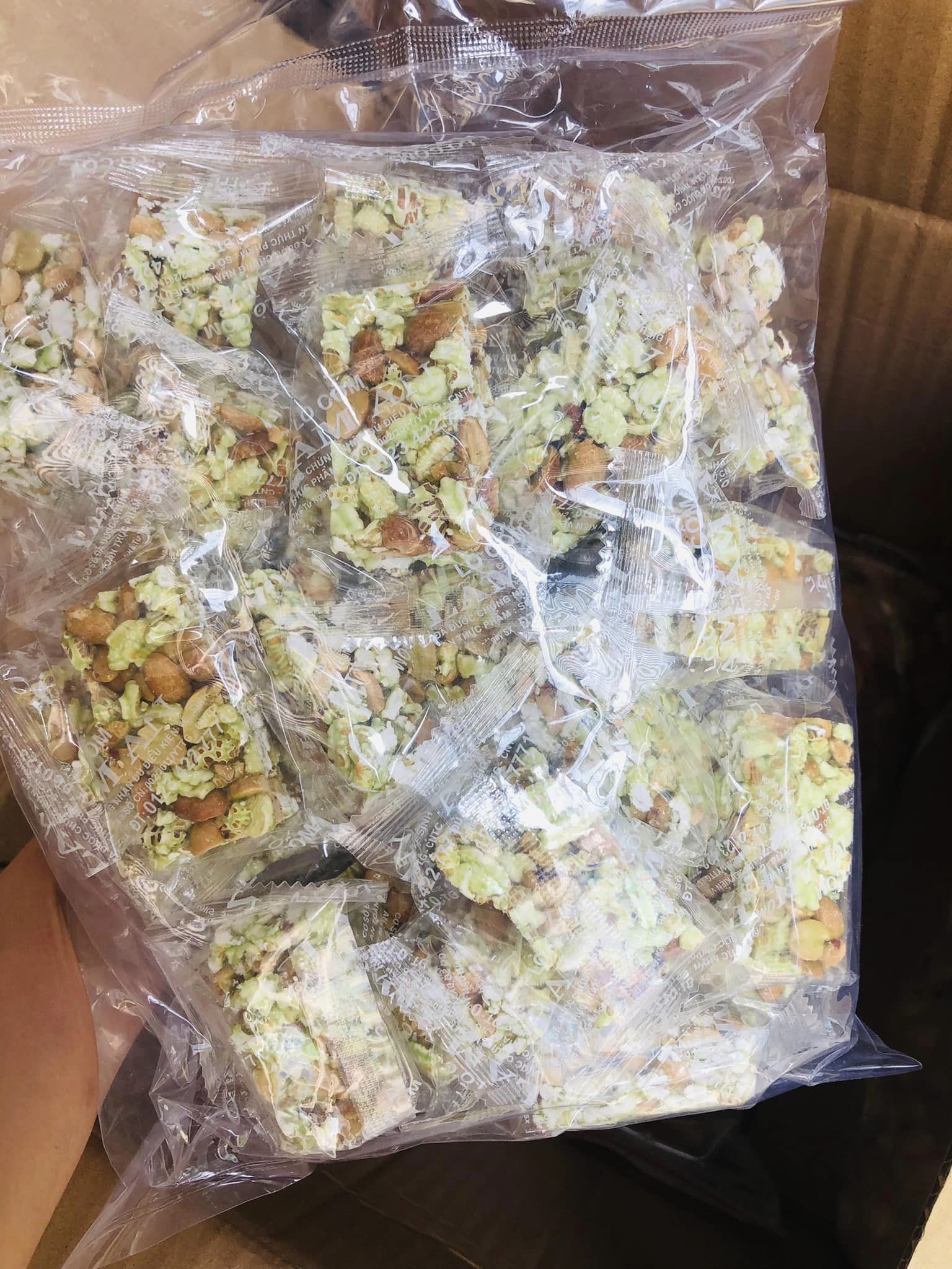 500g Bánh nếp cốm dứa đậu phộng béo béo bùi bùi