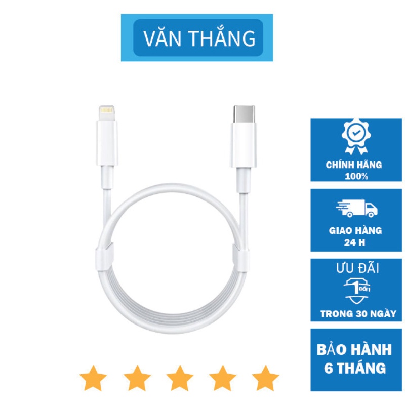 Dây cáp sạc nhanh 20w i.p siêu bền hàng xịn - bảo hành 12 tháng