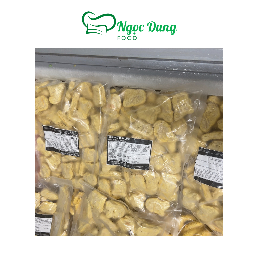 GÀ NUGGET MIẾNG Hình Cá CHIÊN GIÒN Bịch 1kg (giao tphcm)