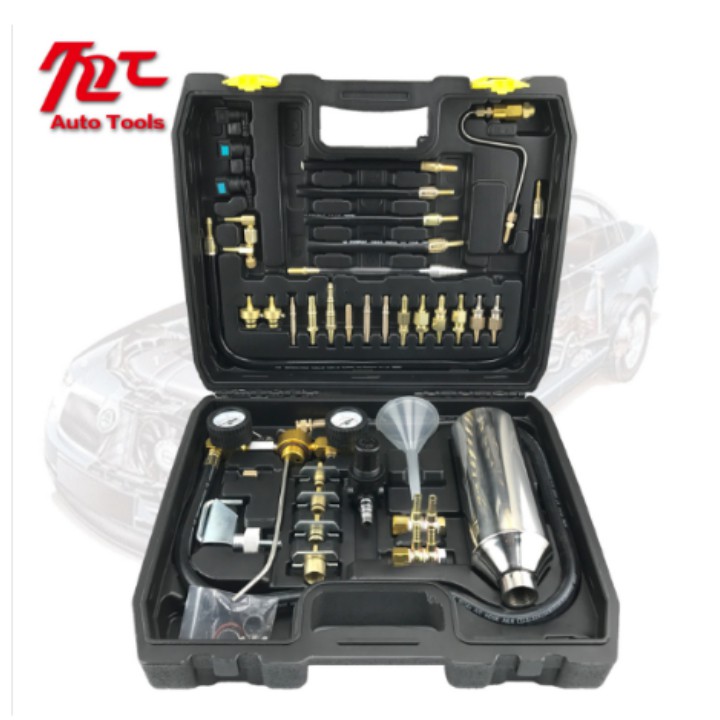 Bộ xúc kim phun buồng đốt xúc béc ô tô,bộ dụng cụ vệ sinh kim phun dùng khí nén