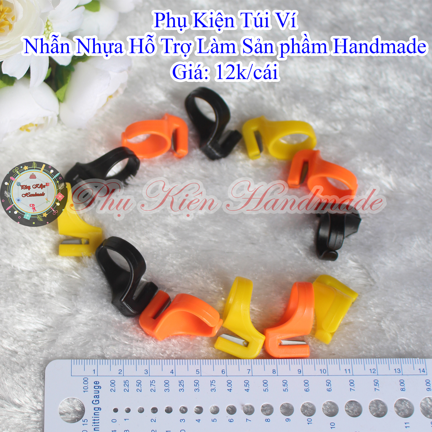 Nhẫn Nhựa hỗ trợ làm sản phầm handmade