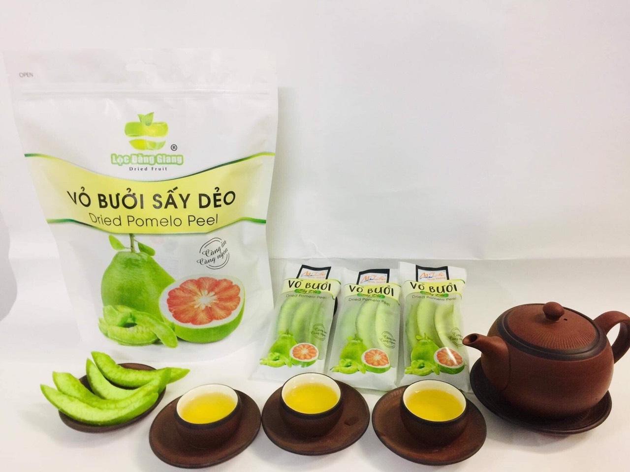 Vỏ bưởi sấy dẻo 500gr gói date 2020