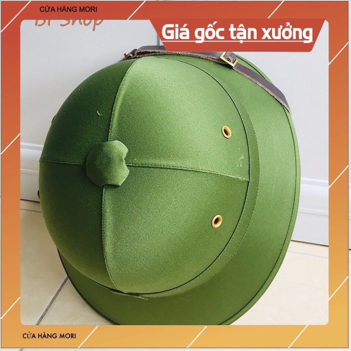 Mũ Cối Xanh Bộ Đội cốt phíp lòng vàng - HÀNG LOẠI 1