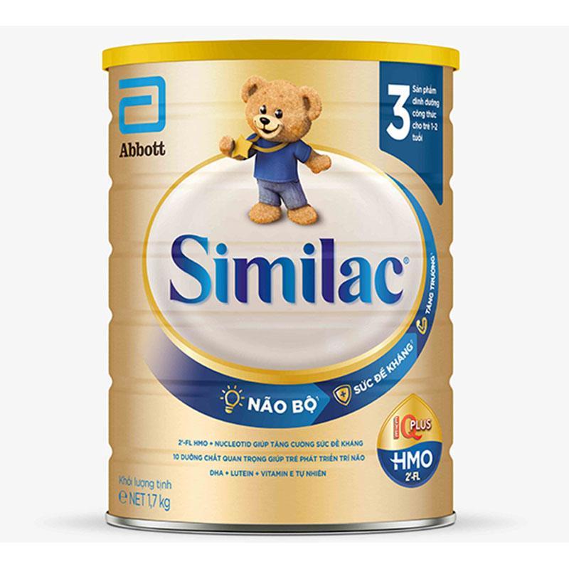 Sữa cho bé abbott similac iq 3 intelli pro 1.7kg