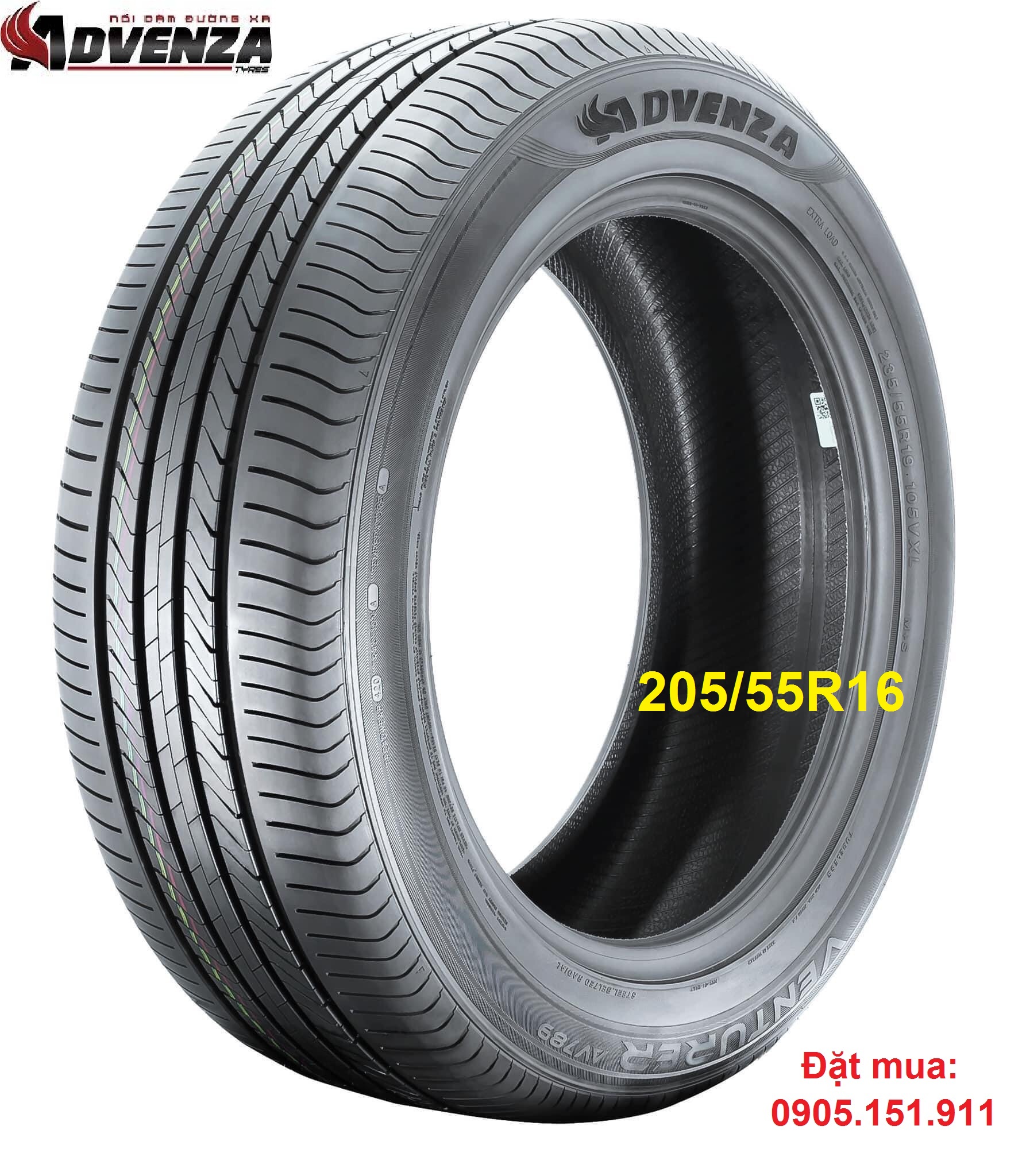 Lốp (vỏ) xe 205/55R16 ADVENZA AV789 - LỐP CHẤT LƯỢNG CAO chạy cực êm lại siêu bền dành cho xe XPANDER, ALTIS, ELANTRA CRUZE... TOP 1 bán chạy...