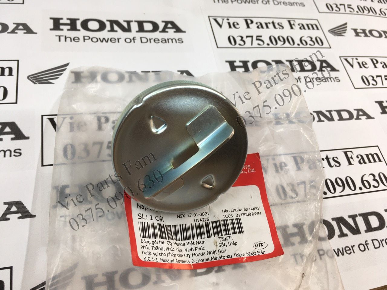 Nắp bình xăng air blade 110 fi, ab 110 fi, chính hiệu honda motor vn
