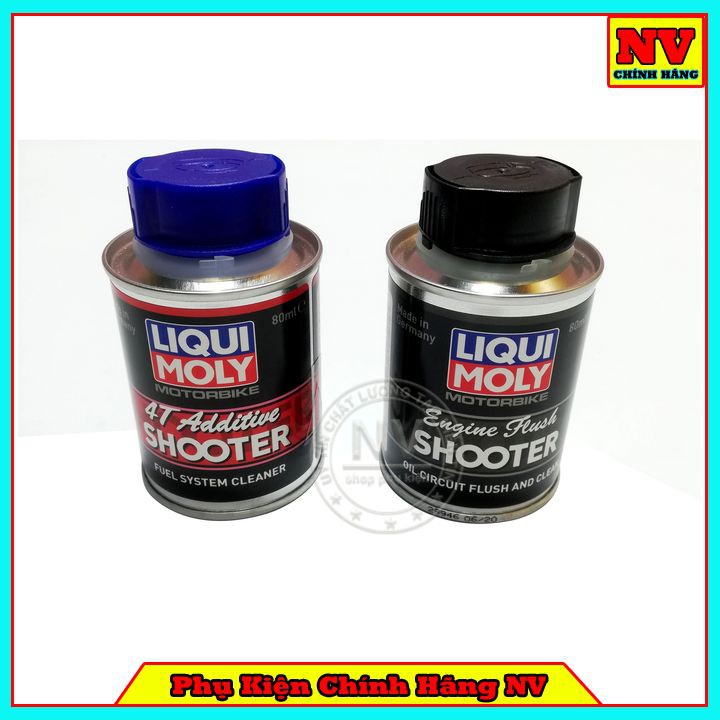 Combo Chai Vệ Sinh Buồng Đốt Và Chai Súc Động Cơ Liqui Moly 80ml(Chai Xann Đỏ - 77398)