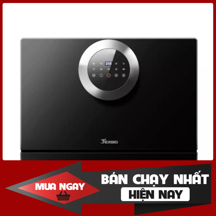 Máy rửa bát texgio tg – dt2026 – 6 bộ – miễn phí vận chuyển - điều khiển cảm ứng – sấy khô khí nóng- diệt khuẩn tia cực tím - tặng bộ chất tẩy rửa