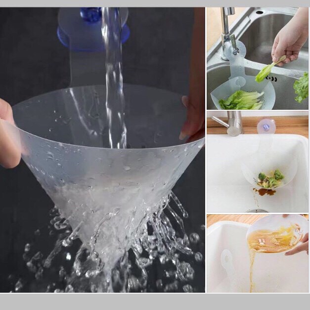 Phễu nhựa lọc rác