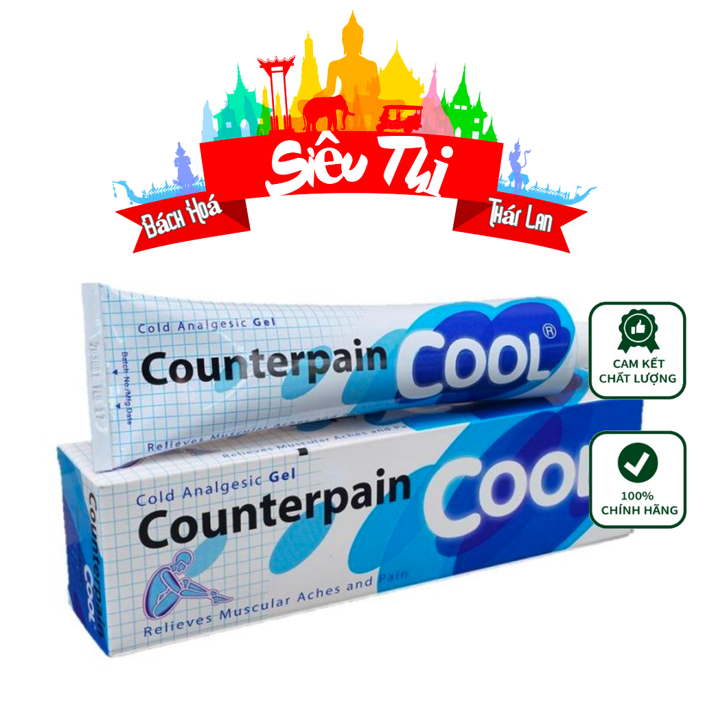 Dầu lạnh xoa bóp Counterpain Cool Thái Lan 60gr