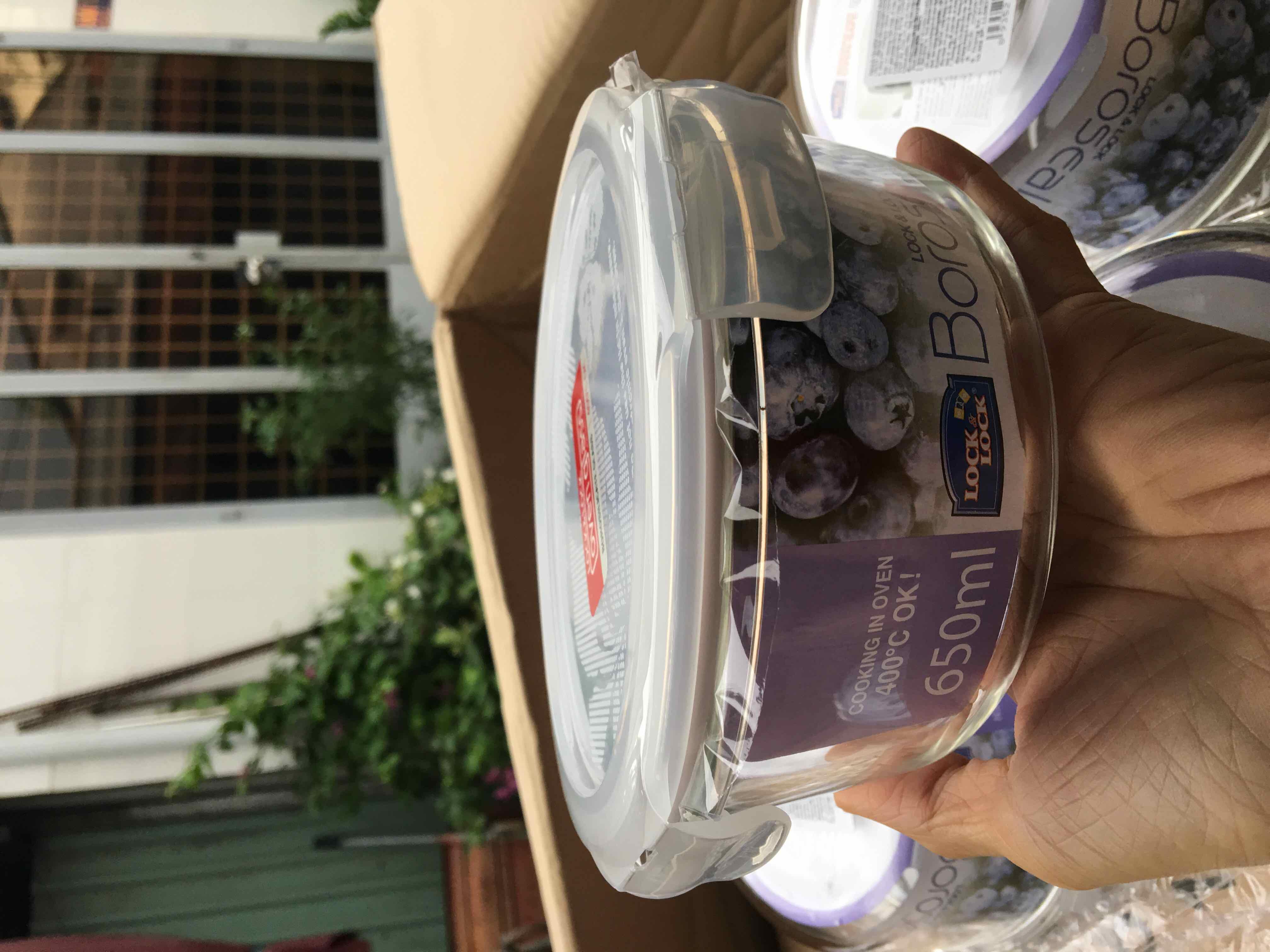 Hộp thuỷ tinh Lock & Lock tròn 650ml