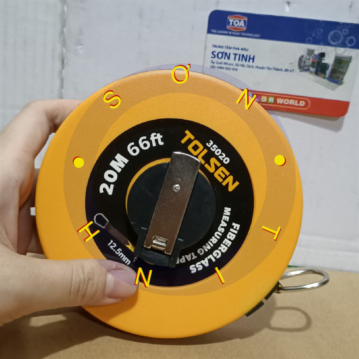 Thước cuộn 20m tolsen 35020