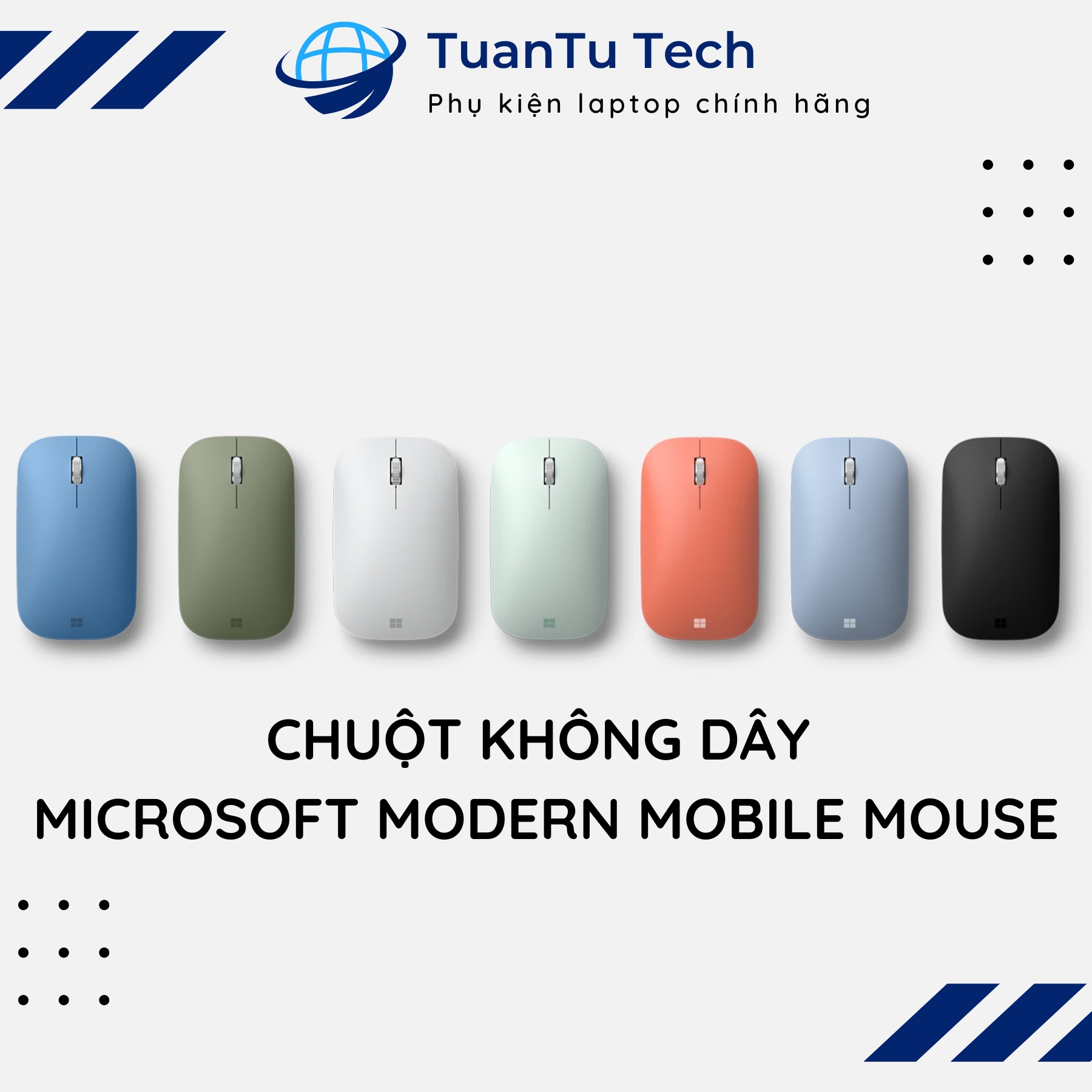 Chính hãng - Chuột không dây Microsoft Surface Modern Mobile Mouse chuột bluetooth microsoft phụ kiện surface