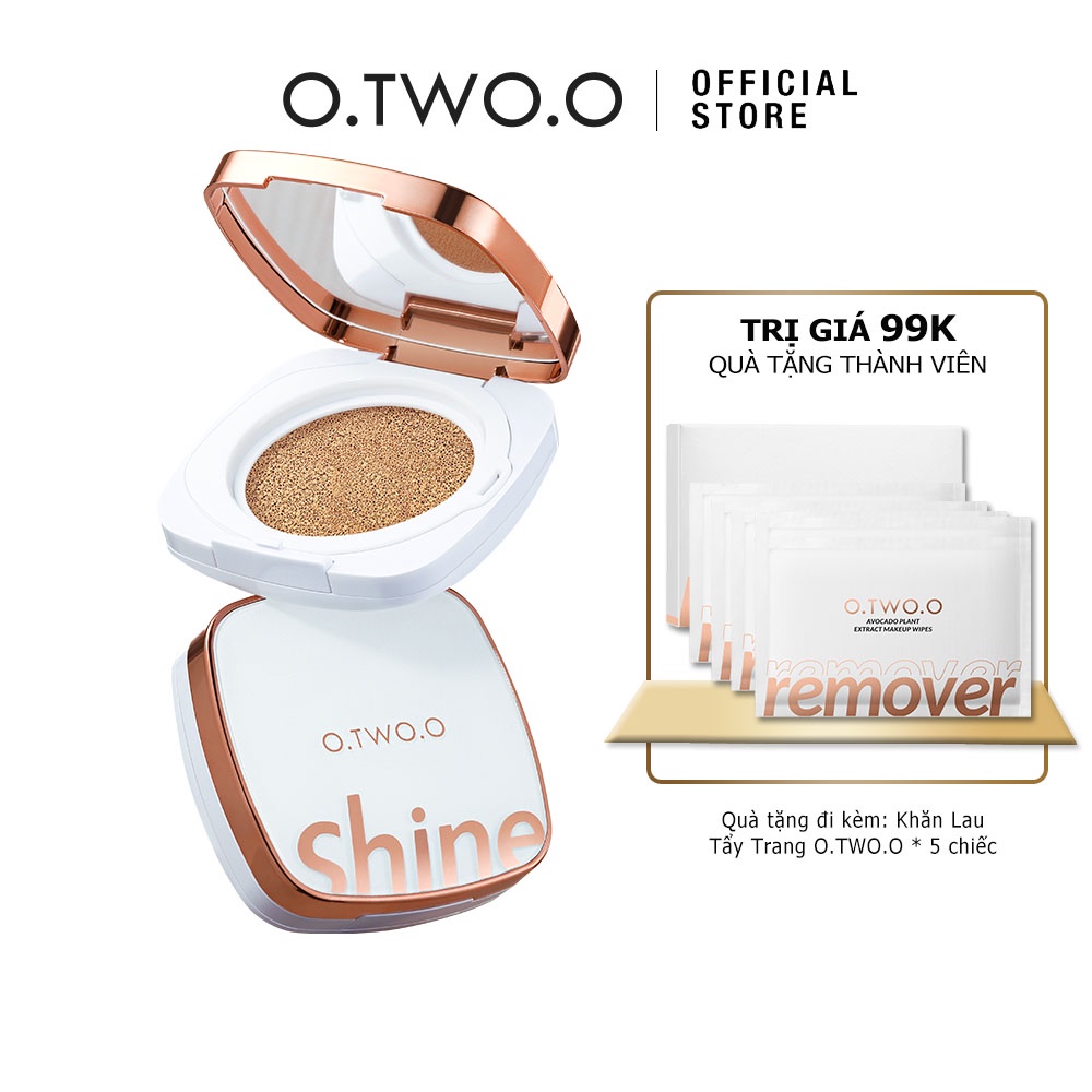 Phấn Nước Che Khuyết Điểm O.TWO.O Trọng Lượng Nhẹ Lâu Trôi 24H 13g