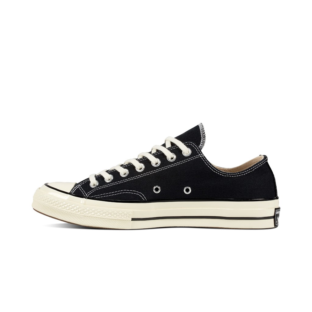 Giày Converse [ CHUẨN 11] giày thể thao cổ thấp , size nam nữ 36-43/ đế bệt , vải cao cấp , màu đen trắng / Lù Store