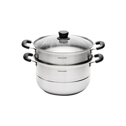 Bộ nồi hấp 2 tầng lock&lock steamer pot size 28cm llh1282