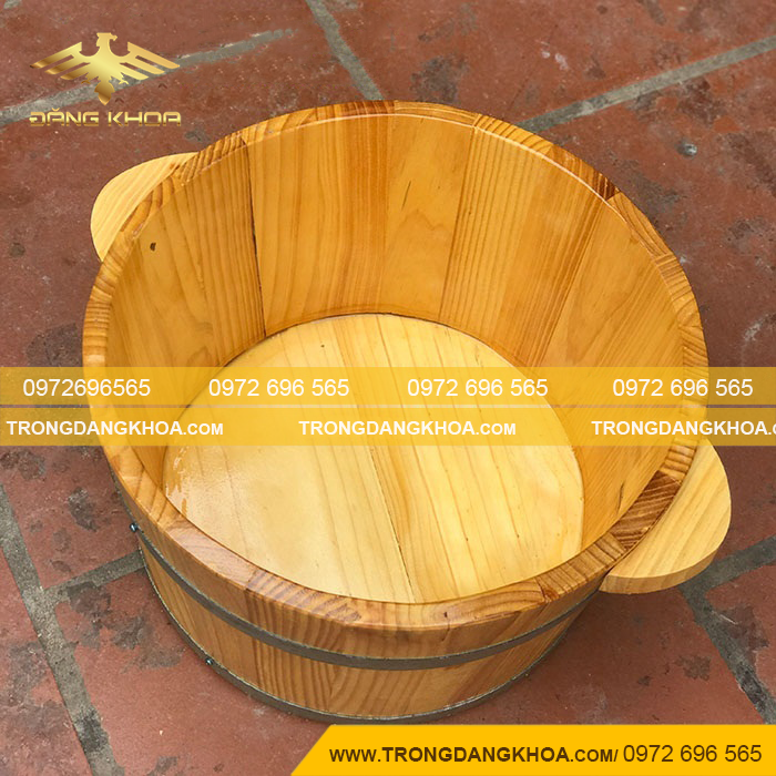 chậu gỗ ngâm chân gỗ thông, chậu ngâm chân bằng gỗ,thùng ngâm chân