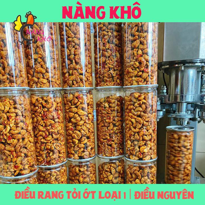 Sỉ 5 Kí Hạt Điều Rang Tỏi Ớt Loại 1 ( điều nguyên )  Nàng Khô