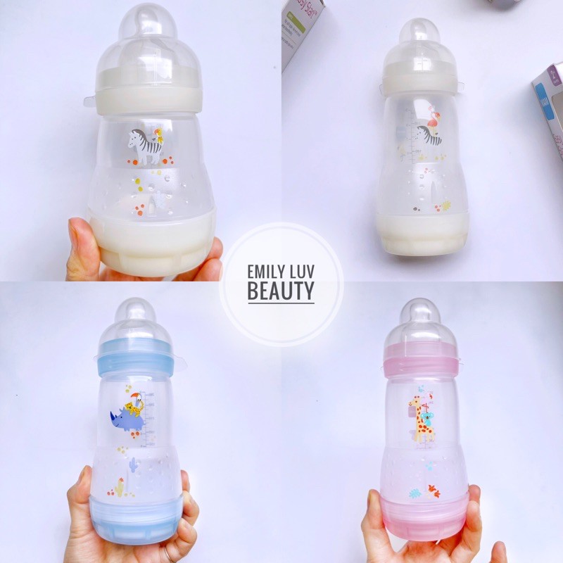 Bình sữa chống đầy hơi MAM 160ml/260ml