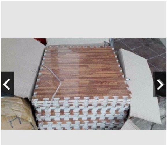 Thảm xốp lót nền trải sàn vân gỗ cỡ Đại 60x60cm (bộ 6 miếng dày 1cm)