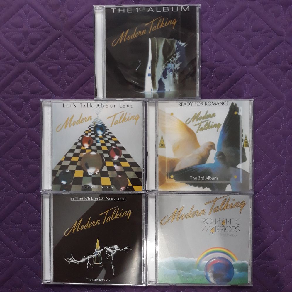 Bộ 5 cd Modern Talking Mitsubishi phono