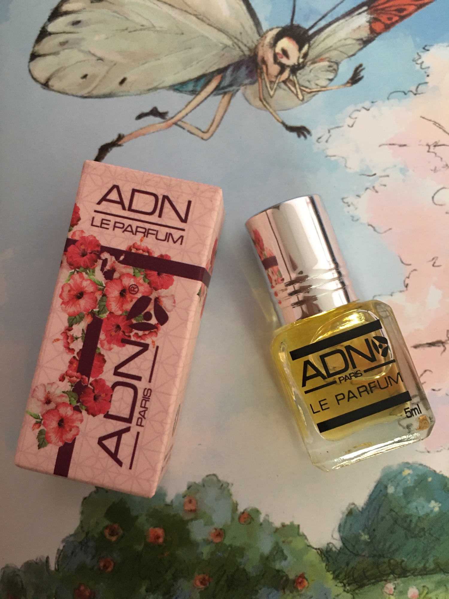 Nước hoa mini ADN Paris Le Parfum dạng lăn 5ml hàng Pháp