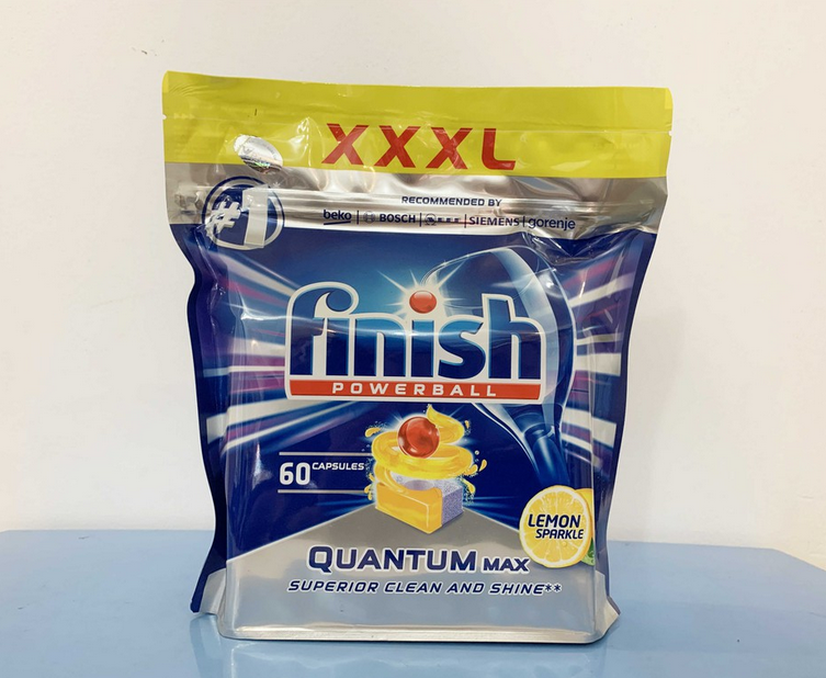 Viên rửa bát finish quantum 60 viên