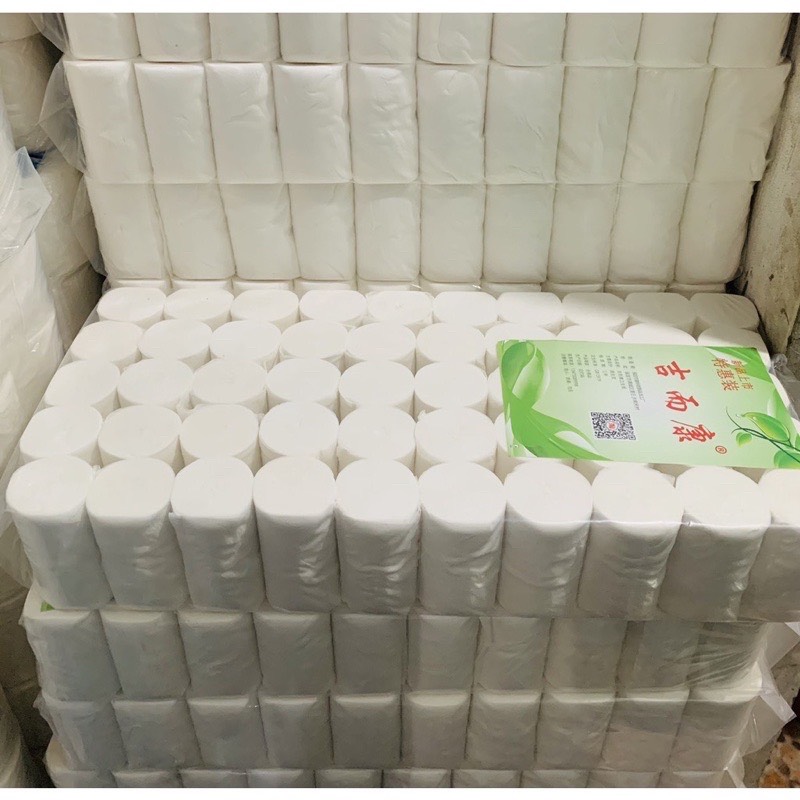 Giấy Vệ Sinh bịch 50 cuộn Không Lõi / giấy vệ sinh siêu dai , siêu mềm