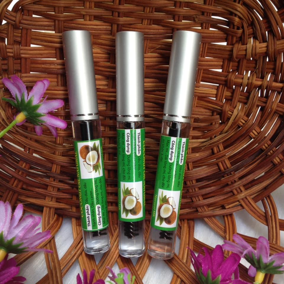 Dưỡng mi mắt siêu dài Mascara dầu dừa dưỡng mi