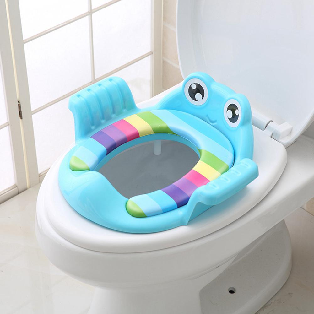 Bô Tập Ngồi cho Bé Trai và Bé Gái Trẻ Em Ghế Ngồi Vệ Sinh Bô Ghế Ngồi Bồn Cầu có Đệm Mềm Mại ốp dẻo Bảo Vệ Tay Cầm và Tựa Lưng cho Bé Tập Đi Cho Bé Trai Bé Gái