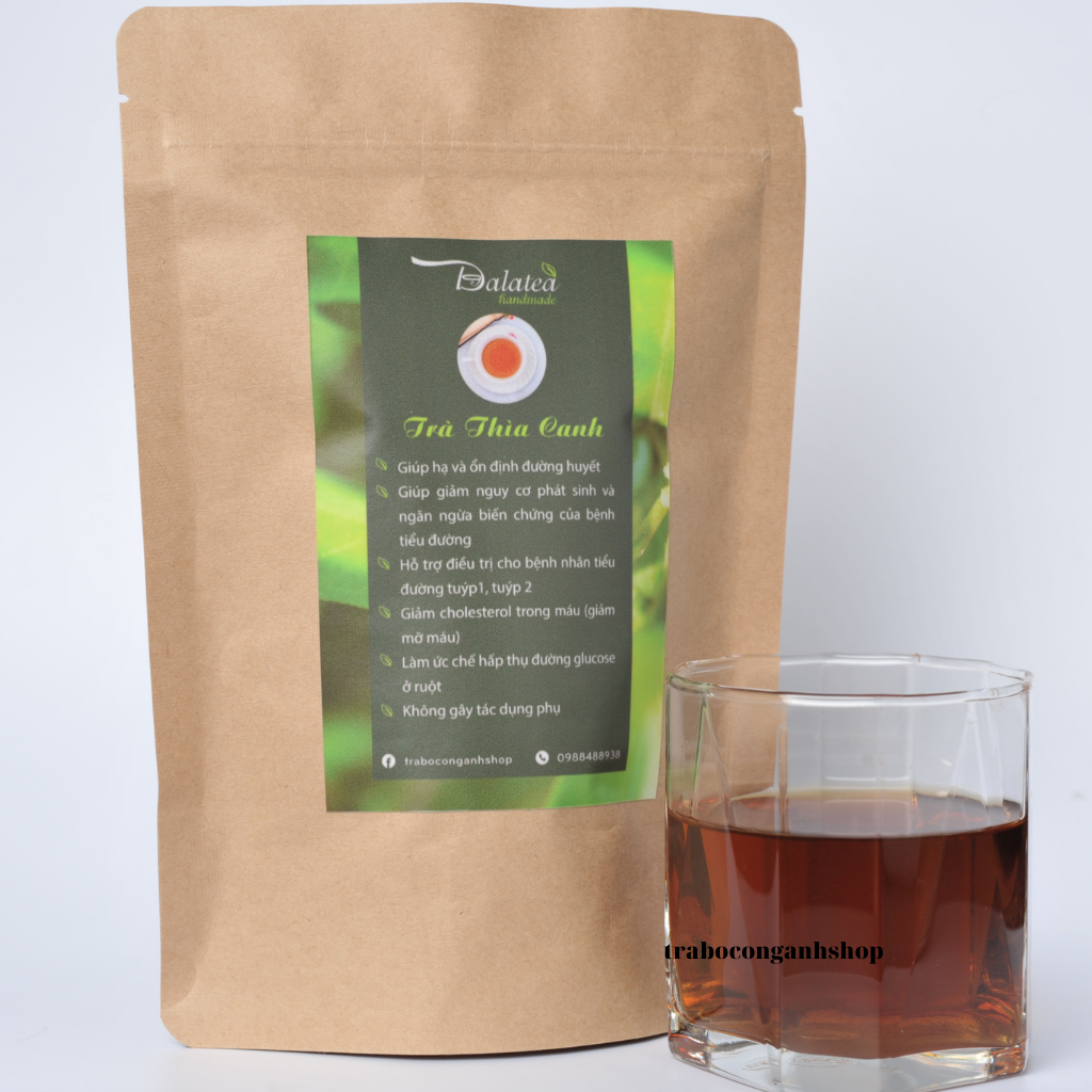 Trà Cây Thìa Canh Trị Tiểu Đường( 32 túi lọc, gia truyền, nguồn gốc Đà Lạt