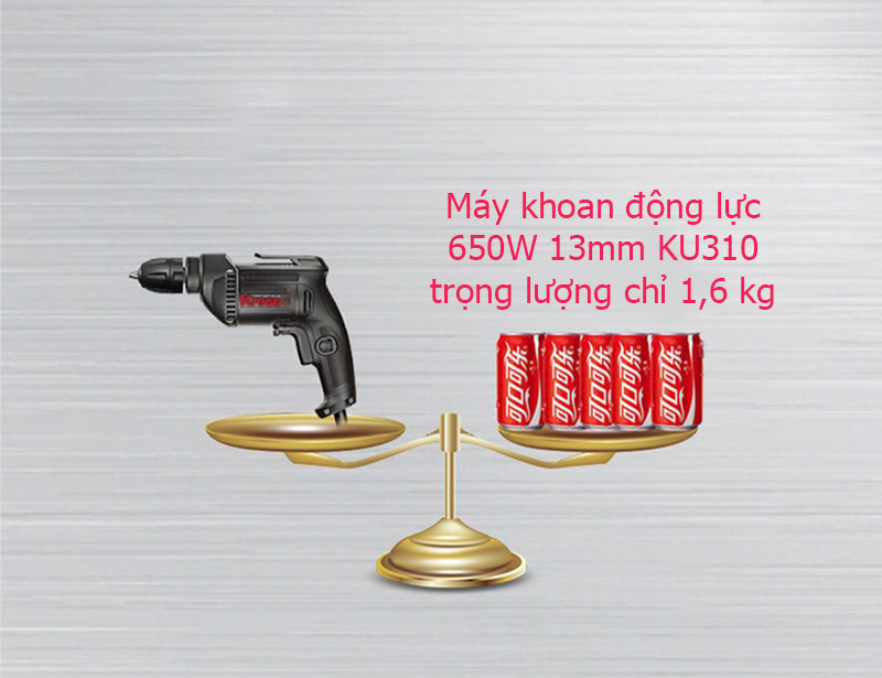 Máy khoan động lực 650W 13mm KU310 - Kress