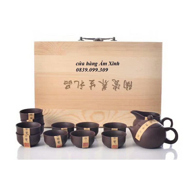 Bộ ấm chén tử sa Nghi Hưng