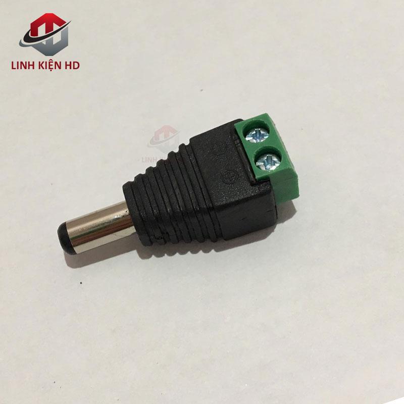 10 jack kết nối dc - đầu đực 5.5mm x 2.5mm-2.1mm