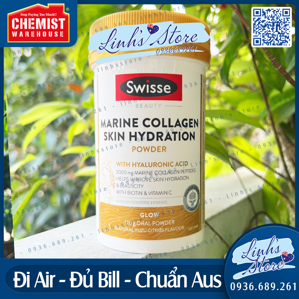 120g 💗 Swisse Beauty Collagen Glow Powder With Collagen Peptides 💙 Chemist Warehouse