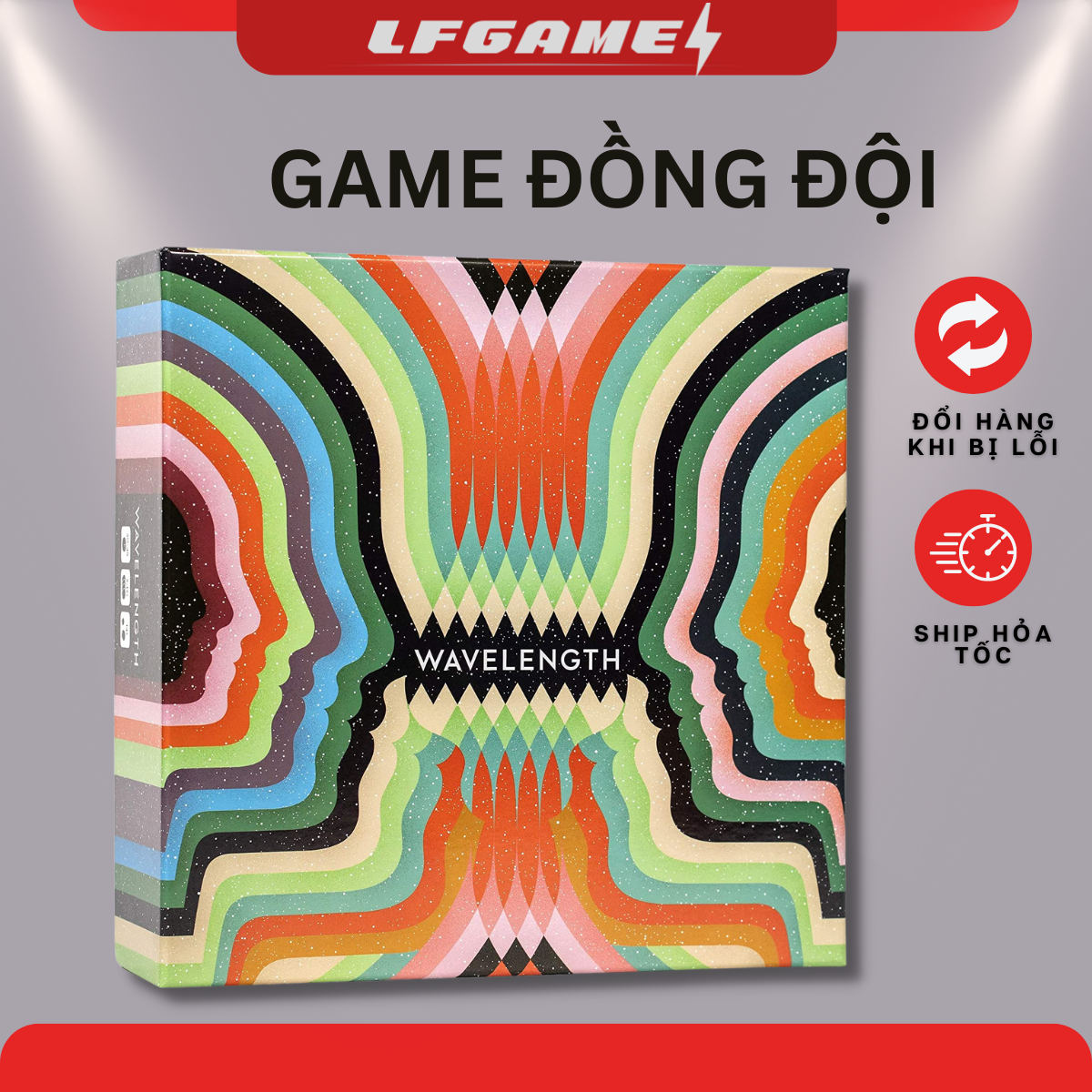 Bộ Đồ Chơi BoardGame Wavelength Cho Gia Đình Bạn Bè