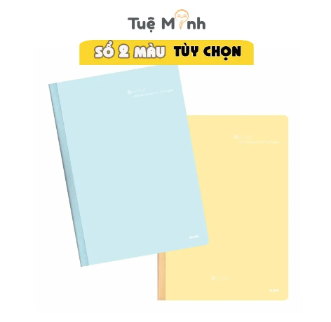 Vở B5 80 Trang Dot Grid [Chọn Màu] May Dán Gáy VPPTueMinh, Tập Sổ Klong Ms 837 Bìa Pastel