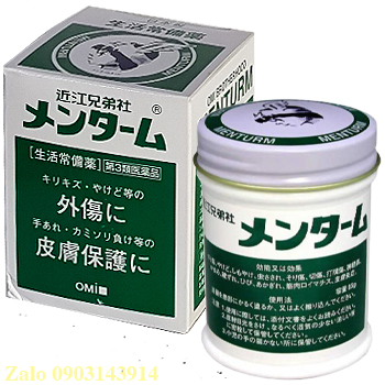 Dầu cù là xoa bóp Omi Brothers Menturm 85g nội địa Nhật
