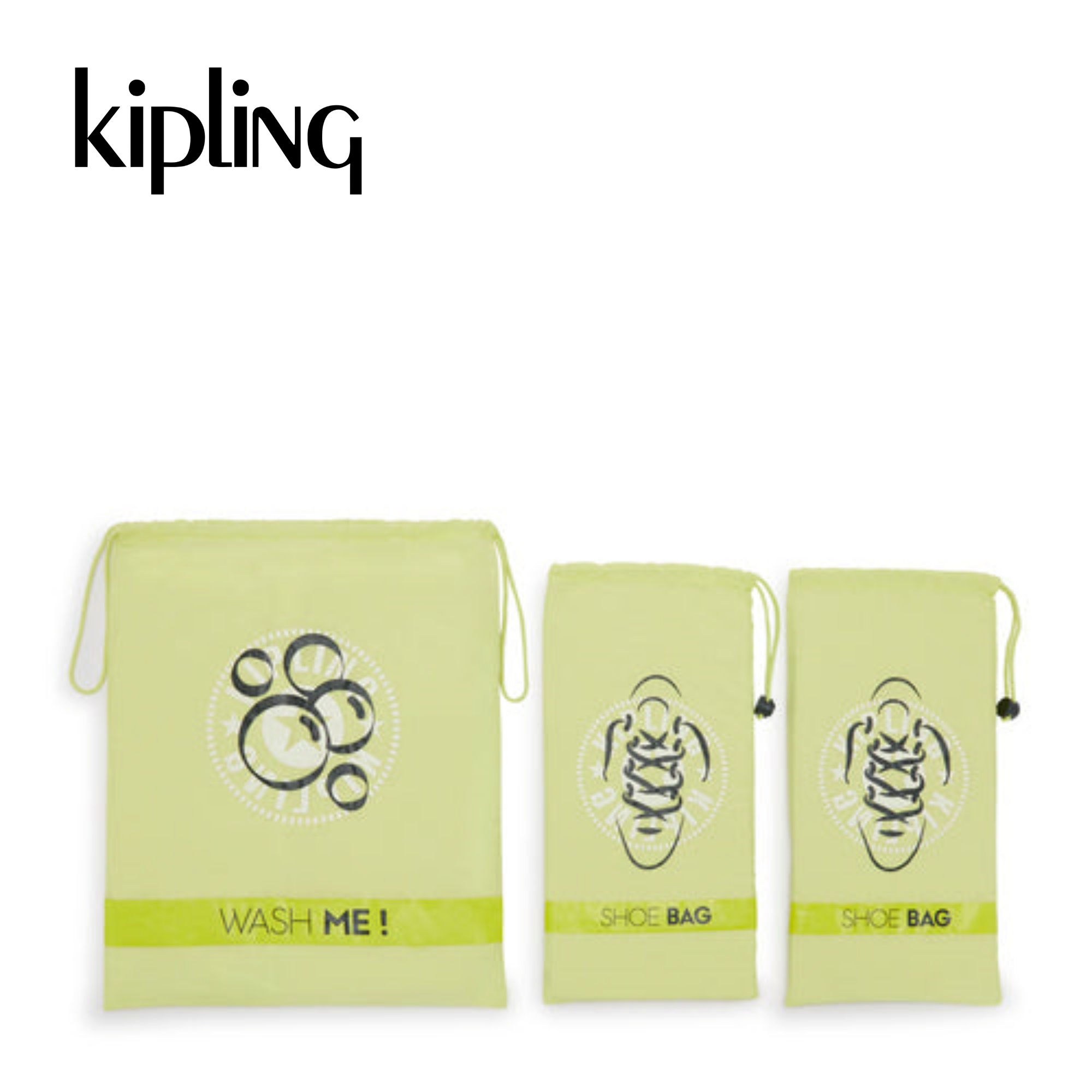 [Online Exclusive] Kipling Phụ Kiện Du Lịch Pack Support - Lime Green/ Laserblue Light - HUKI6988