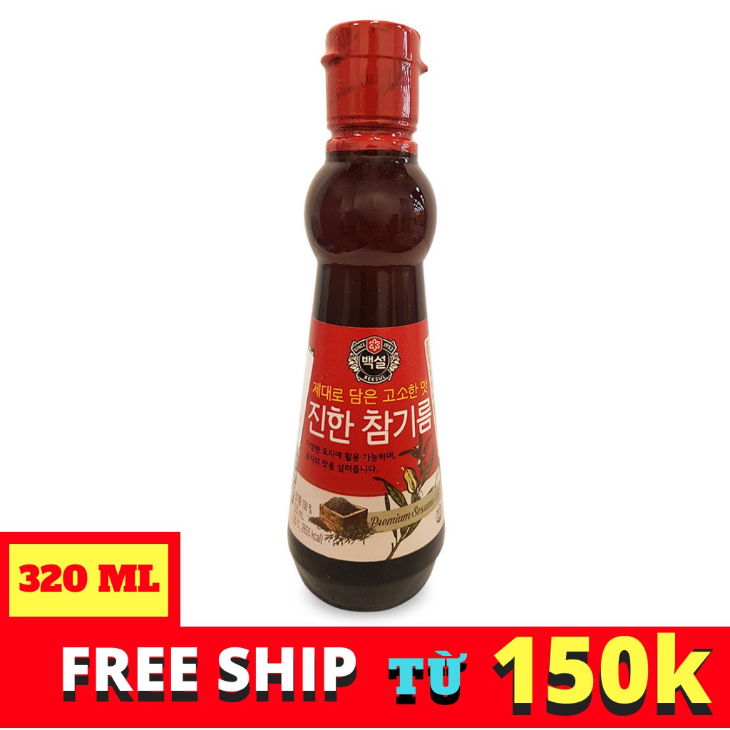 Dầu mè đậm đặc beksul hàn quốc 320ml
