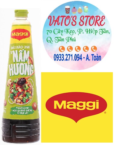 Combo 5 chai dầu hào MAGGI chay nấm hương 820g / Chai dầu hào MAGGI chay nấm hương 820g