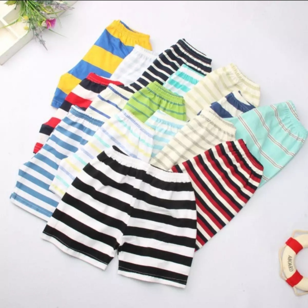 Sét 5 chiếc quần chục đùi kẻ sọc xinh xắn cho bé trai/gái