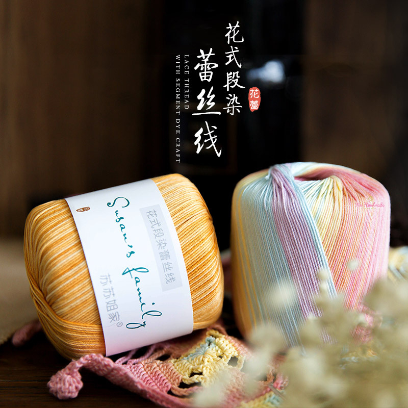 [Có sẵn] Sợi Susan cotton loang - Sợi susan 3 loang - Susan's Family - Yeuhandmade