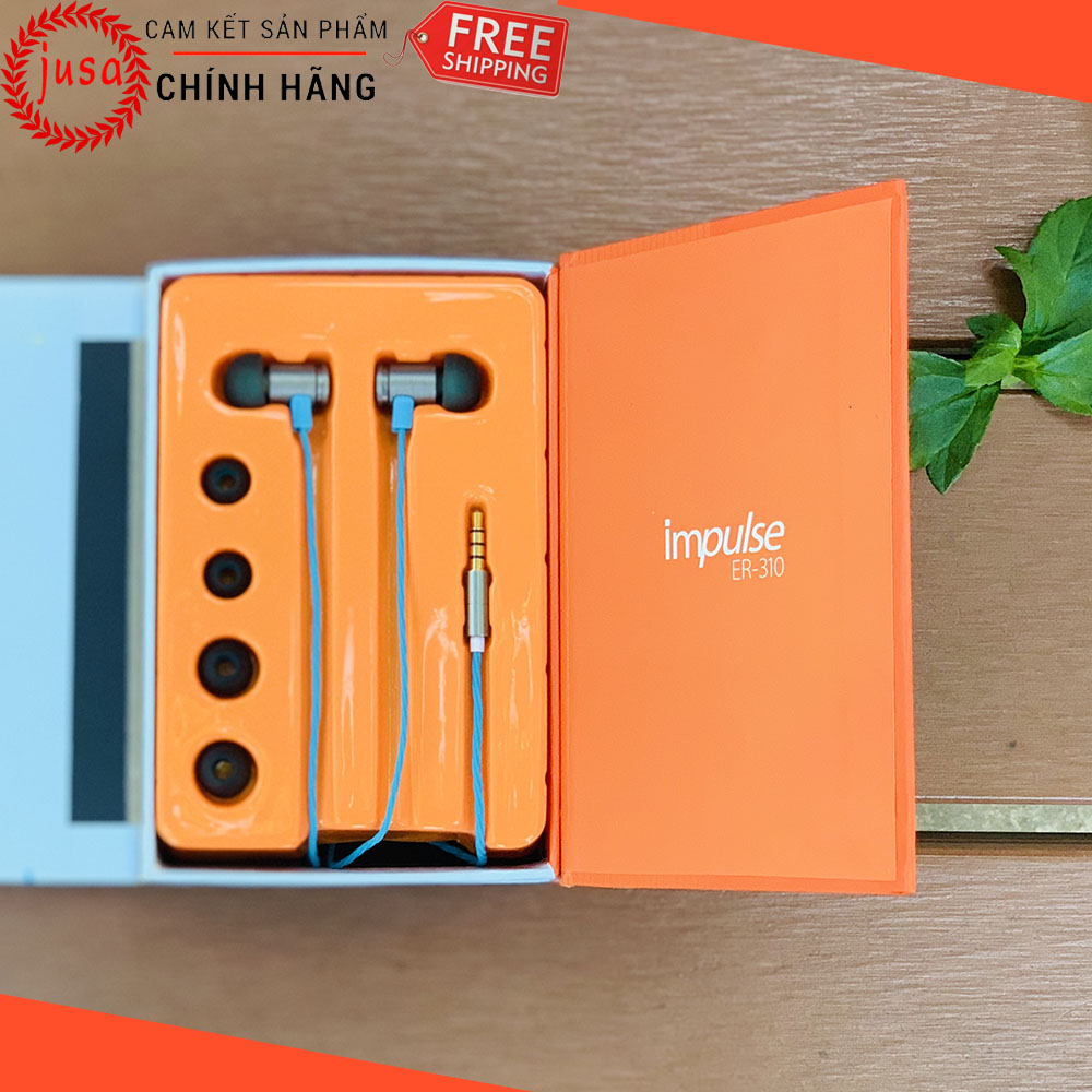 [HCM][ Sale ] Tai Nghe Dây ER310 Cao Cấp Cực Đẹp Kiểu Dáng Sang Trọng Ngoại Hình Cá Tính Treble bass Cực Hay Nút Silicon Mềm Mại Giảm ồn Cực Tốt - Junsam