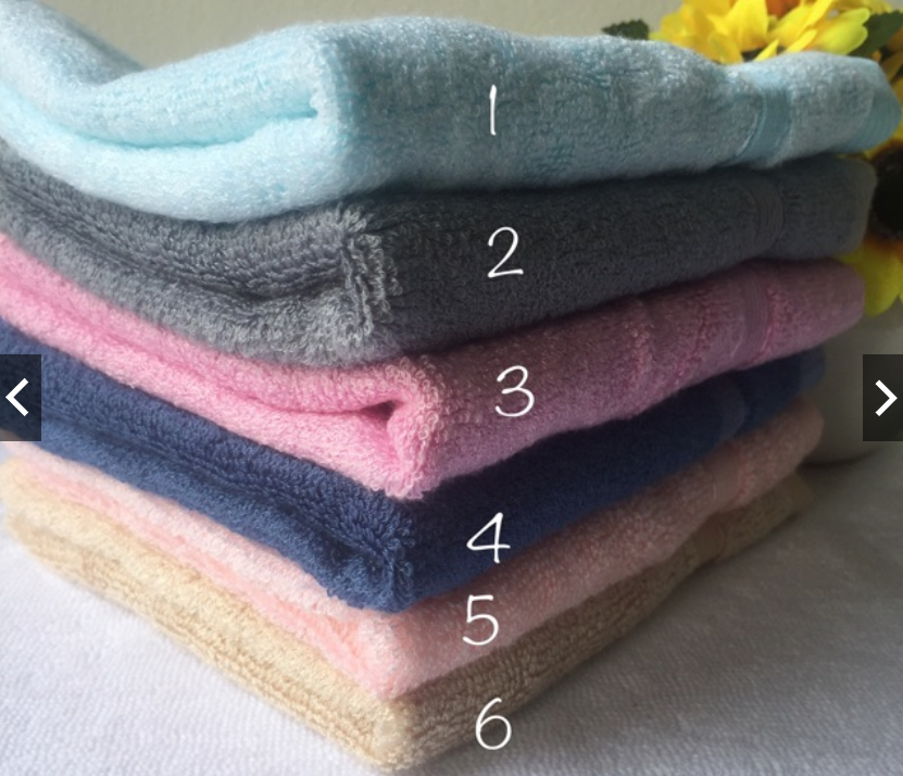 COMBO 3 Khăn mặt sợi tre, nguyên liệu tự nhiên, thấm hút tốt, mặt bông mềm mịn