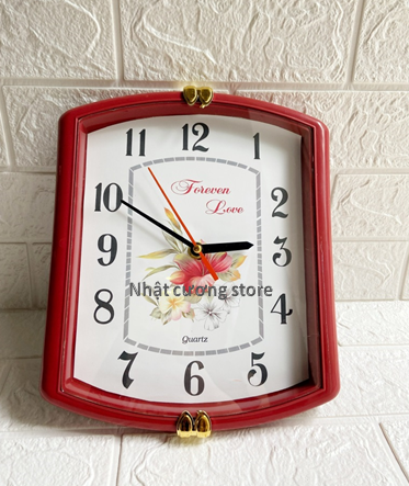 [Giá rẻ]Đồng hồ treo tường mẫu hoa văn hoạt hình cổ điển kim giật- mẫu đẹp ( giao mẫu ngẫu nhiên)