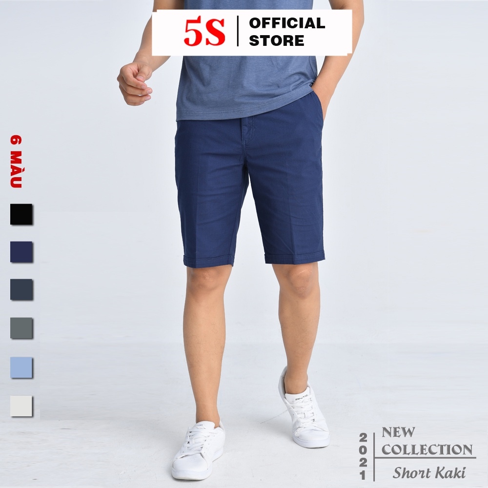 [MUA 2 GIẢM 30K] Quần Short Nam KaKi 5S ( 6 màu) Chất Liệu Cotton Premium Bền Màu Co Giãn Tốt (QSK21004)