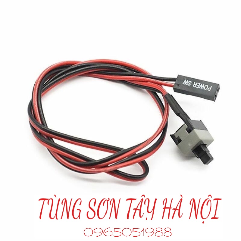 Nút nguồn máy tính pc, power sw, dây bật nguồn máy tính